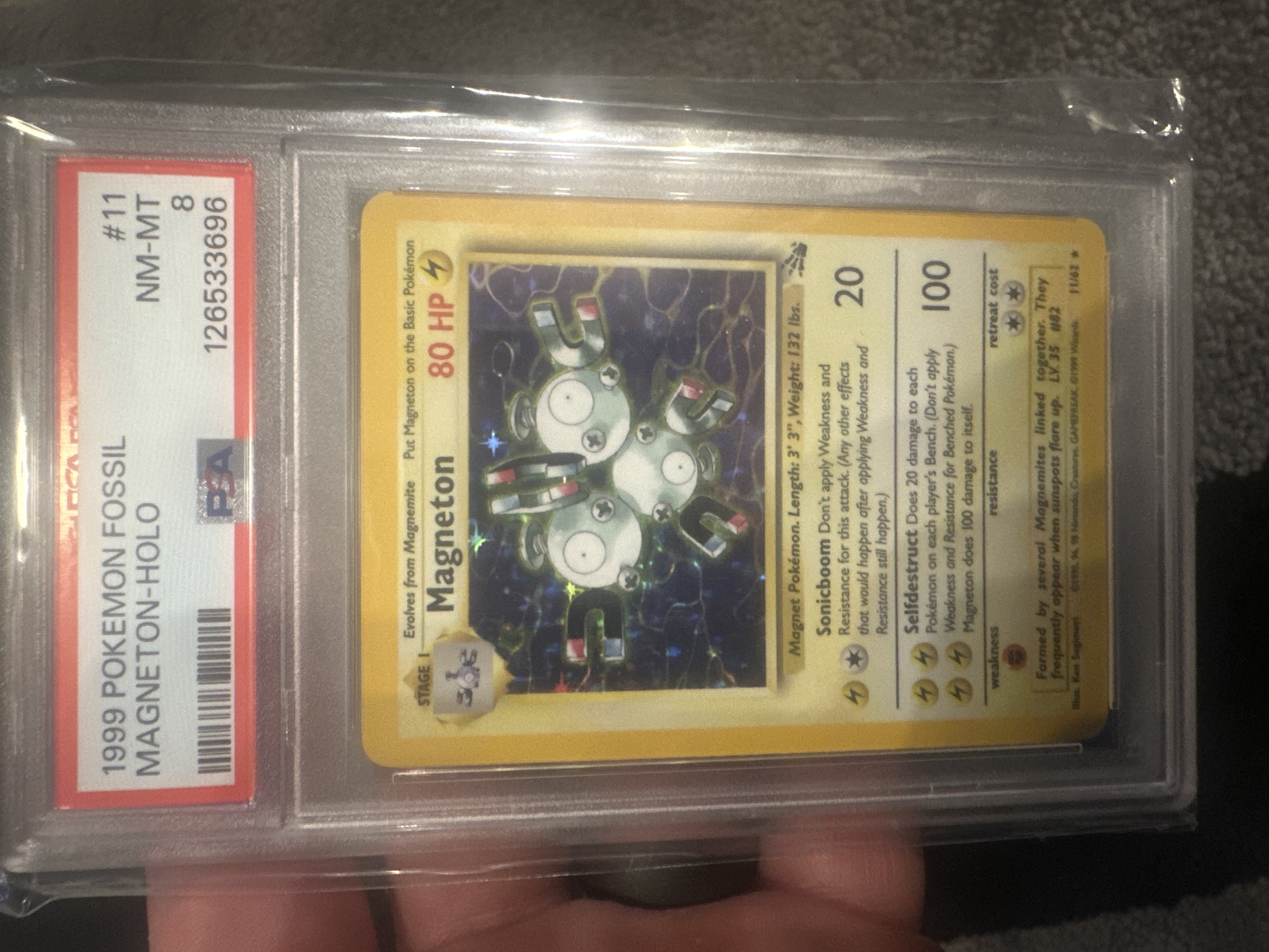 Magneton-Holo (11) 1999 Pokemon Fossil - Pokémon Card Data